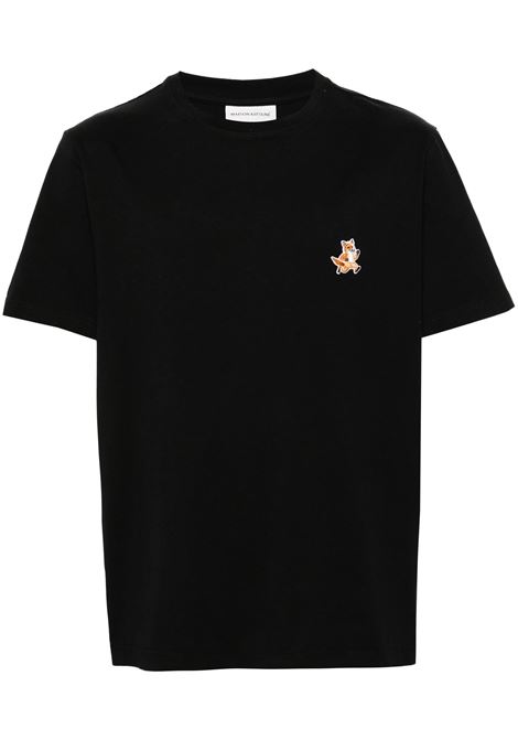 speedy fox patch man black MAISON KITSUNÉ | MM00125KJ0008P199